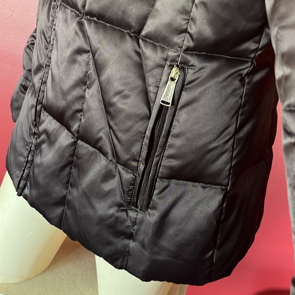 EUC Calvin Klein Brown down puffer jacket - Picture 4 of 16